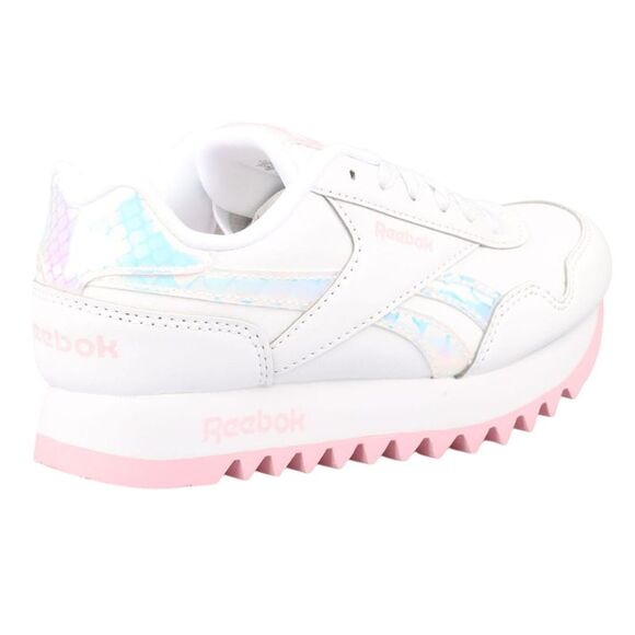 Reebok Childrens/Kids Royal Classic Jogger Platform Sneakers / White/Pink - Picture 2 of 5